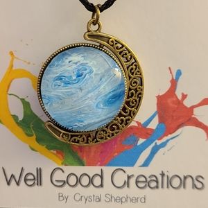 Handmade Acrylic skin Necklace